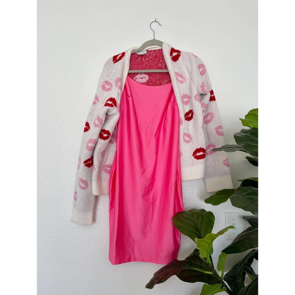 Iris Pink Slip Dress size L / Large - Picture 2 of 9